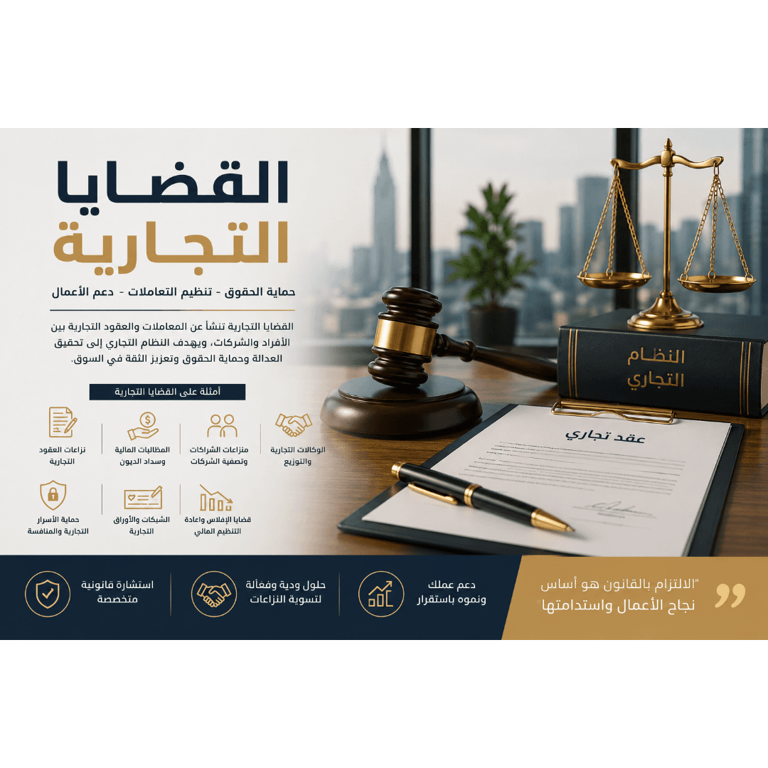 القضايا التجارية