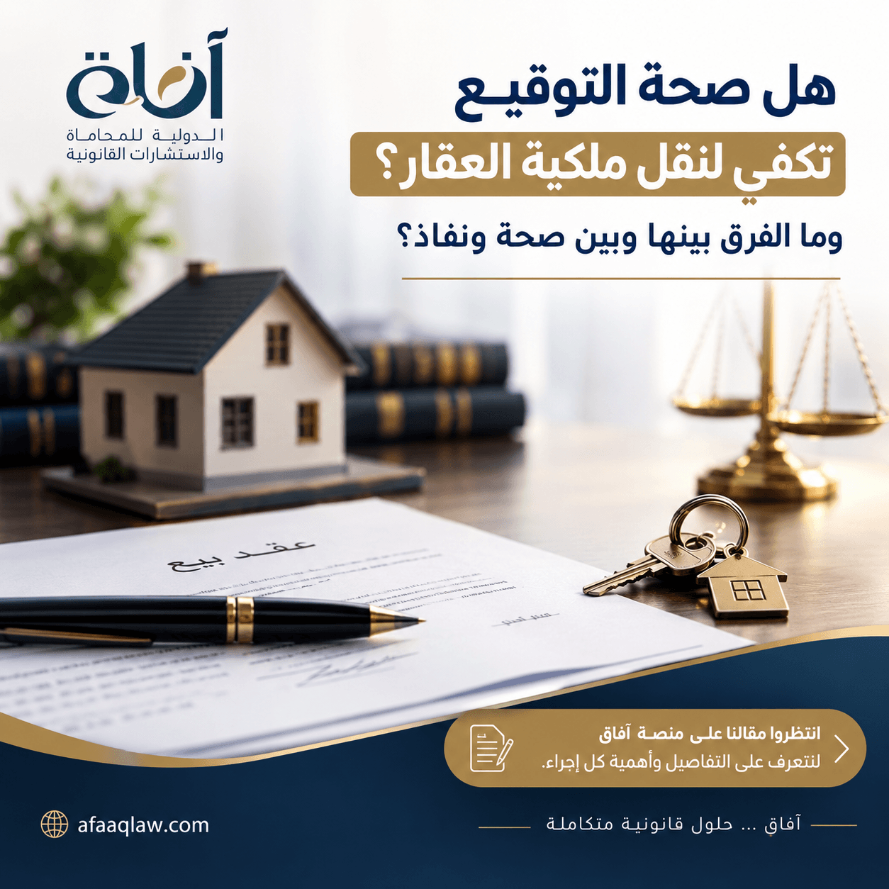 هل صحة التوقيع تكفي لنقل ملكية العقار؟ وما الفرق بينها وبين صحة ونفاذ؟